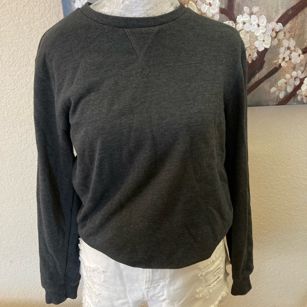 2 FOR 1 Grey/Burgundy Crew Neck Sweatshirts